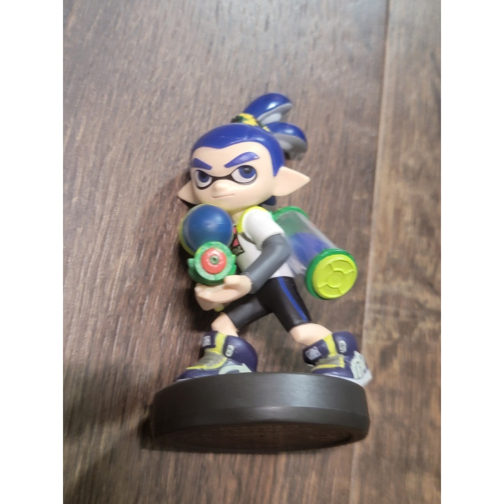 Nintendo Splatoon Inkling Boy amiibo Figure Blue NVL-001 NVL-C-AEAB